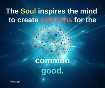 The Soul inspires the mind to create solutions